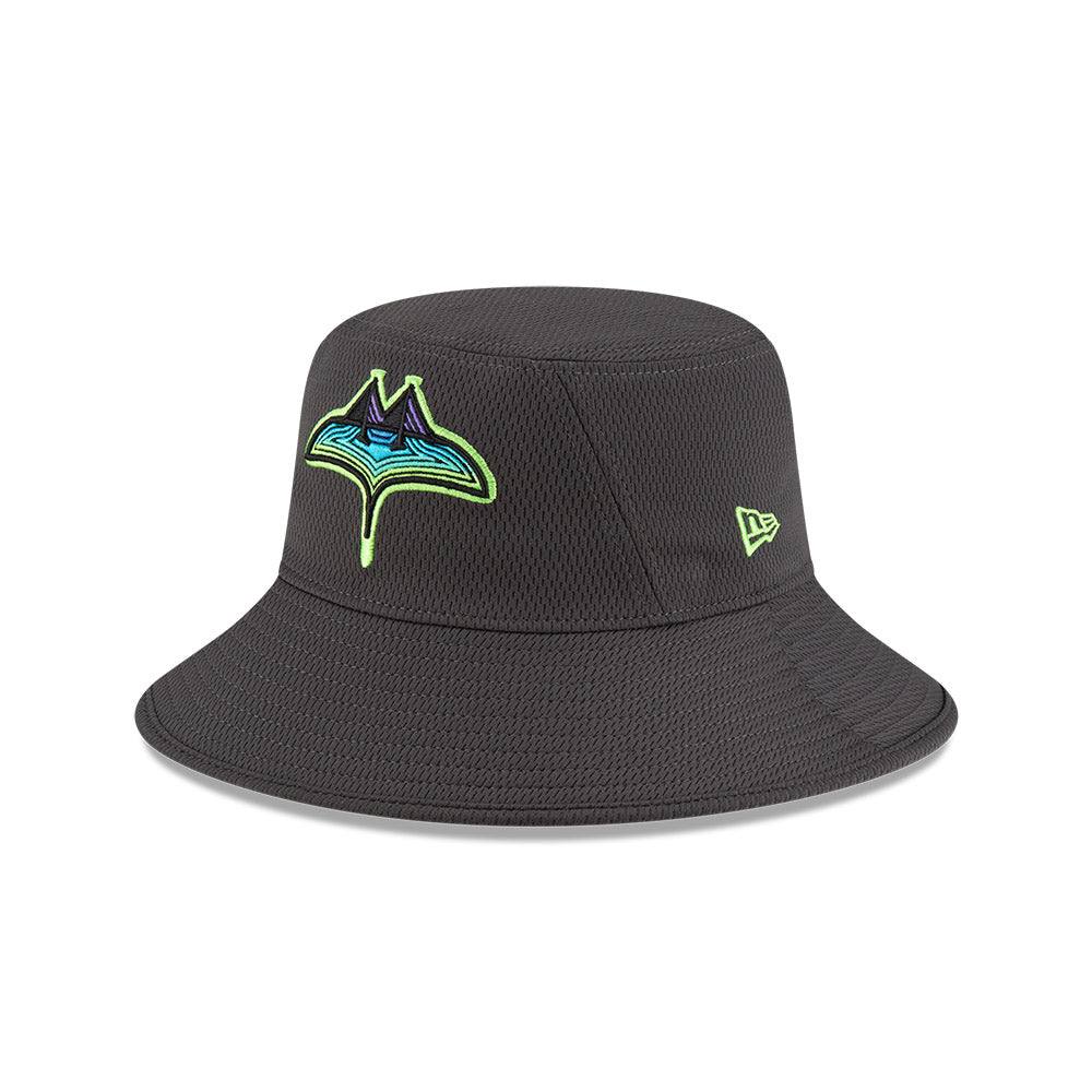 Sky Rays Cap Tampa Bay Rays New Era Grey City Connect Skyray Bucket Hat | The Bay ...