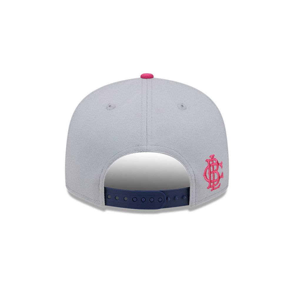 Rays New Era Grey Navy Big League Chew Blue Raspberry Coop 9Fifty Snapback Hat - The Bay Republic | Team Store of the Tampa Bay Rays & Rowdies