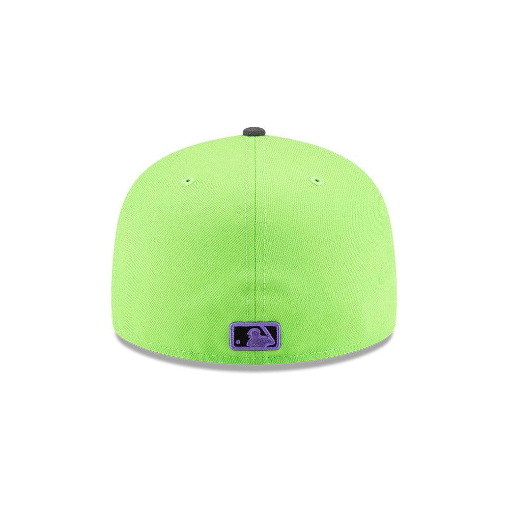 Rays New Era Lime Green Grey Two Tone City Connect Skyway Skate Tampa Bay 59Fifty Fitted Hat - The Bay Republic | Team Store of the Tampa Bay Rays & Rowdies