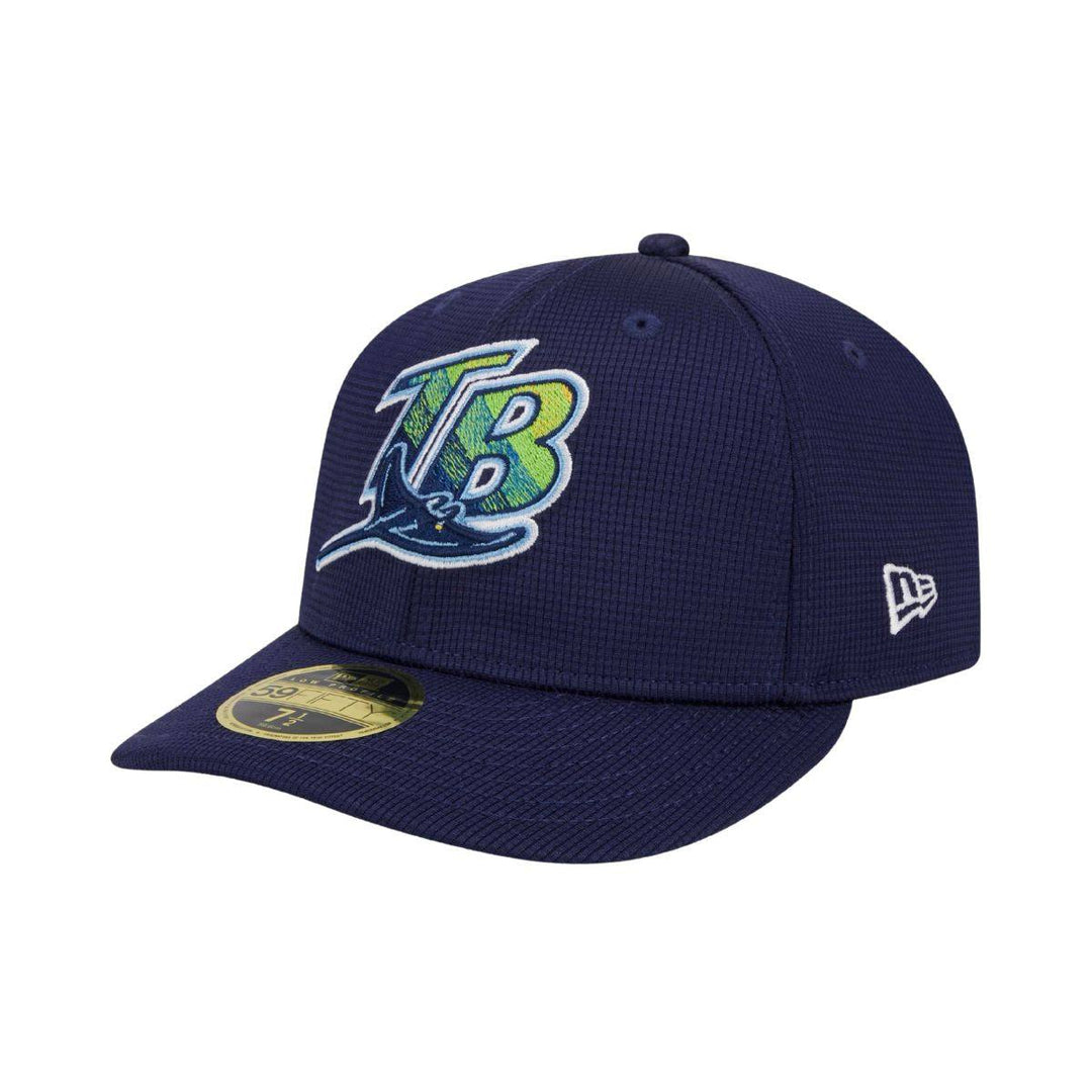 Rays New Era Navy 2024 Batting Practice On-Field Low Profile 59Fifty Fitted Hat - The Bay Republic | Team Store of the Tampa Bay Rays & Rowdies