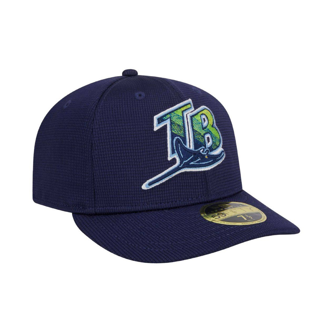 Rays New Era Navy 2024 Batting Practice On-Field Low Profile 59Fifty Fitted Hat - The Bay Republic | Team Store of the Tampa Bay Rays & Rowdies