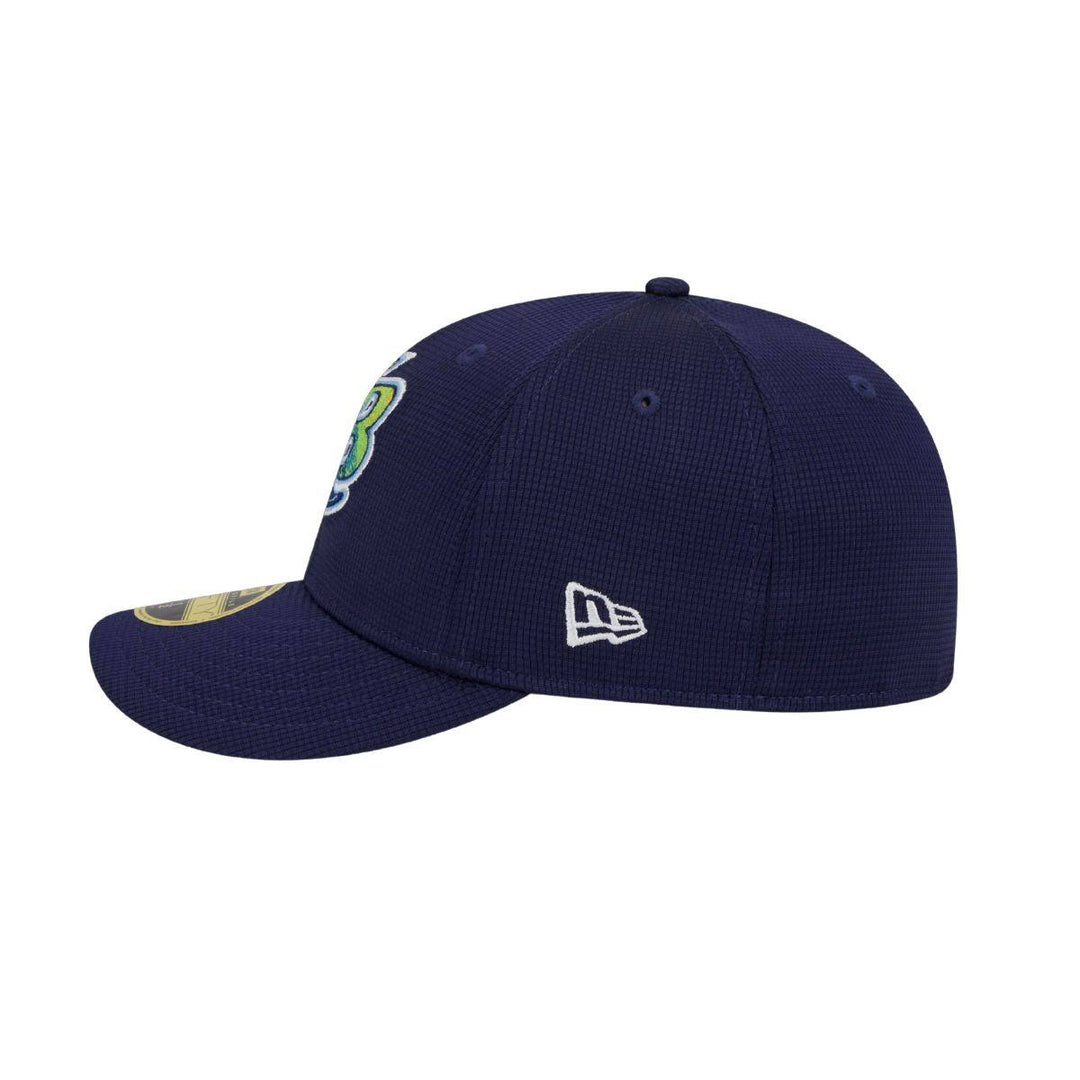 Rays New Era Navy 2024 Batting Practice On-Field Low Profile 59Fifty Fitted Hat - The Bay Republic | Team Store of the Tampa Bay Rays & Rowdies