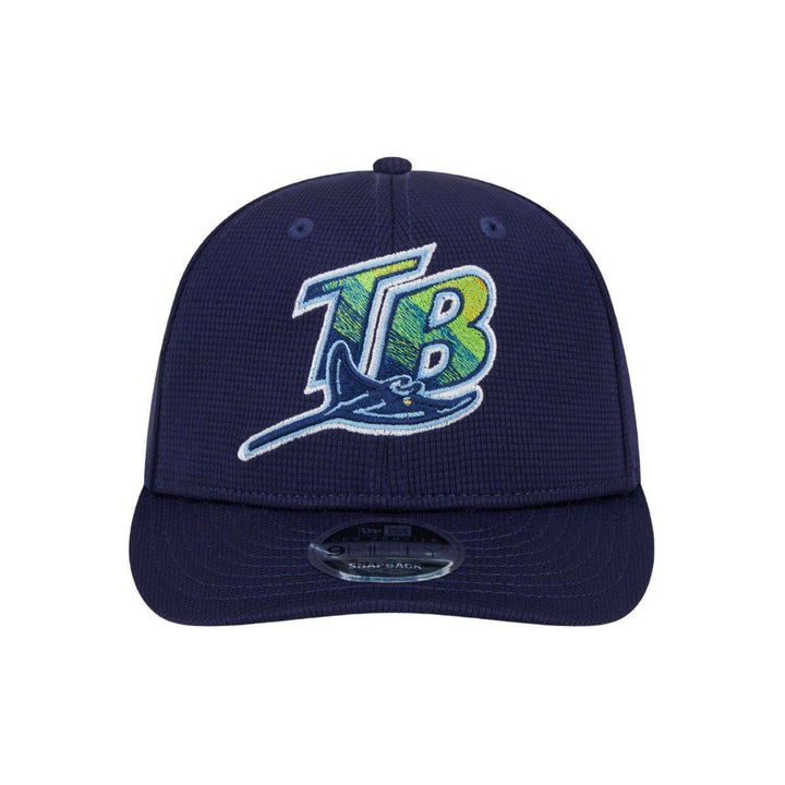 Rays New Era Navy Batting Practice On-Field Low Profile 9Fifty Snapback Hat - The Bay Republic | Team Store of the Tampa Bay Rays & Rowdies