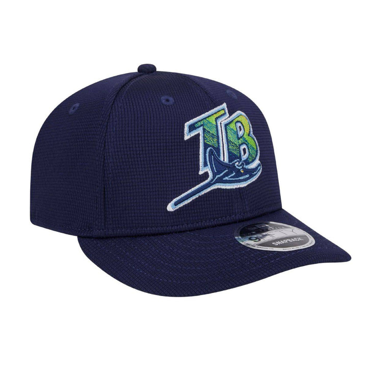 Rays New Era Navy Batting Practice On-Field Low Profile 9Fifty Snapback Hat - The Bay Republic | Team Store of the Tampa Bay Rays & Rowdies