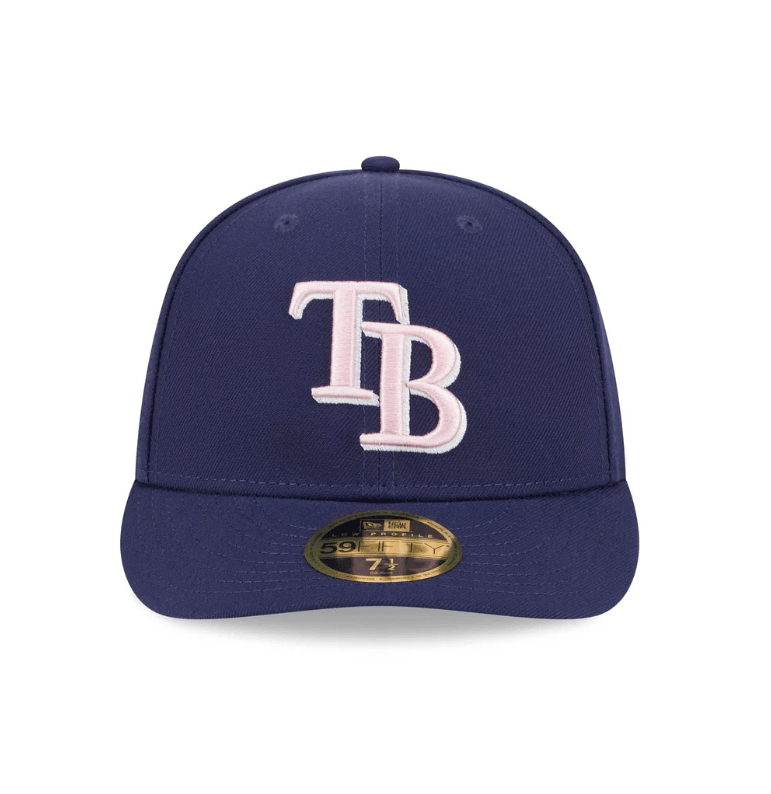 Rays New Era Navy Blue 2024 Mother's Day Low Profile 59Fifty Fitted Hat - The Bay Republic | Team Store of the Tampa Bay Rays & Rowdies