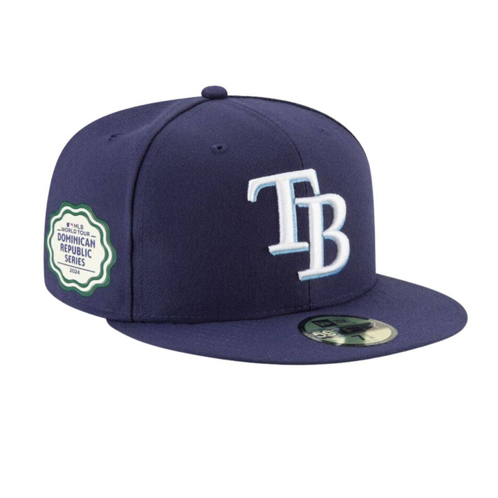 Rays New Era Navy MLB World Tour Dominican Republic 59Fifty Fitted Hat - The Bay Republic | Team Store of the Tampa Bay Rays & Rowdies