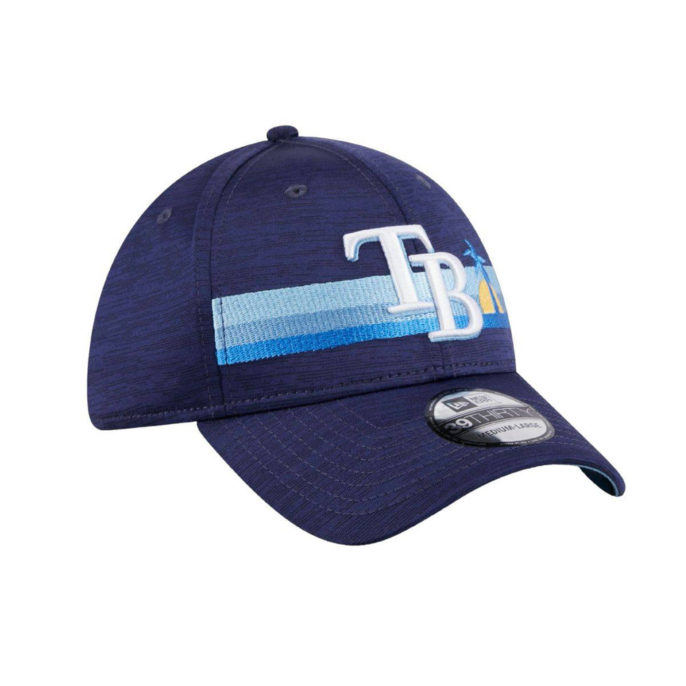 Rays New Era Navy Spring Training Sunset TB 39Thirty Flex Fit Hat - The Bay Republic | Team Store of the Tampa Bay Rays & Rowdies