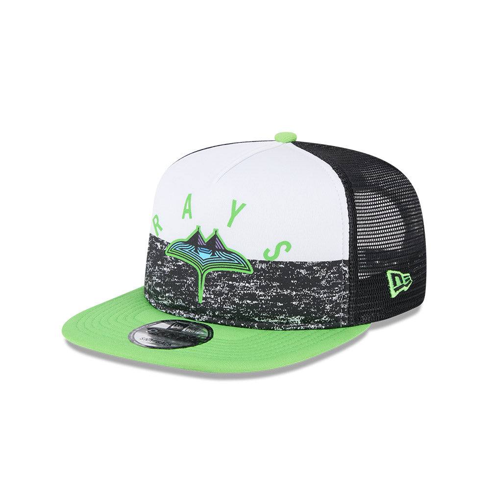 Rays New Era White Black Lime Green Skyway City Connect 9Fifty Snapback Hat - The Bay Republic | Team Store of the Tampa Bay Rays & Rowdies