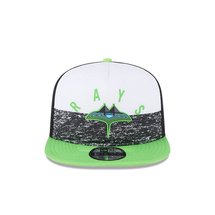 Rays New Era White Black Lime Green Skyway City Connect 9Fifty Snapback Hat - The Bay Republic | Team Store of the Tampa Bay Rays & Rowdies