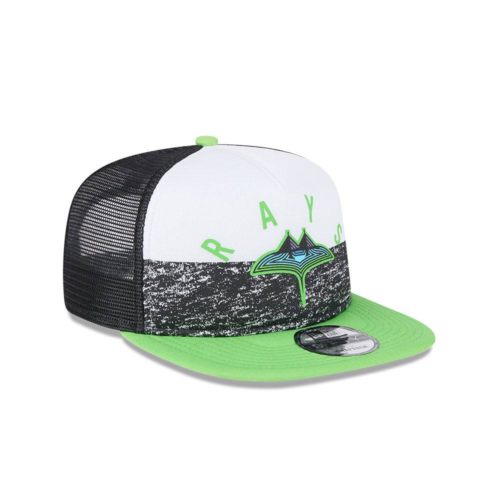 Rays New Era White Black Lime Green Skyway City Connect 9Fifty Snapback Hat - The Bay Republic | Team Store of the Tampa Bay Rays & Rowdies