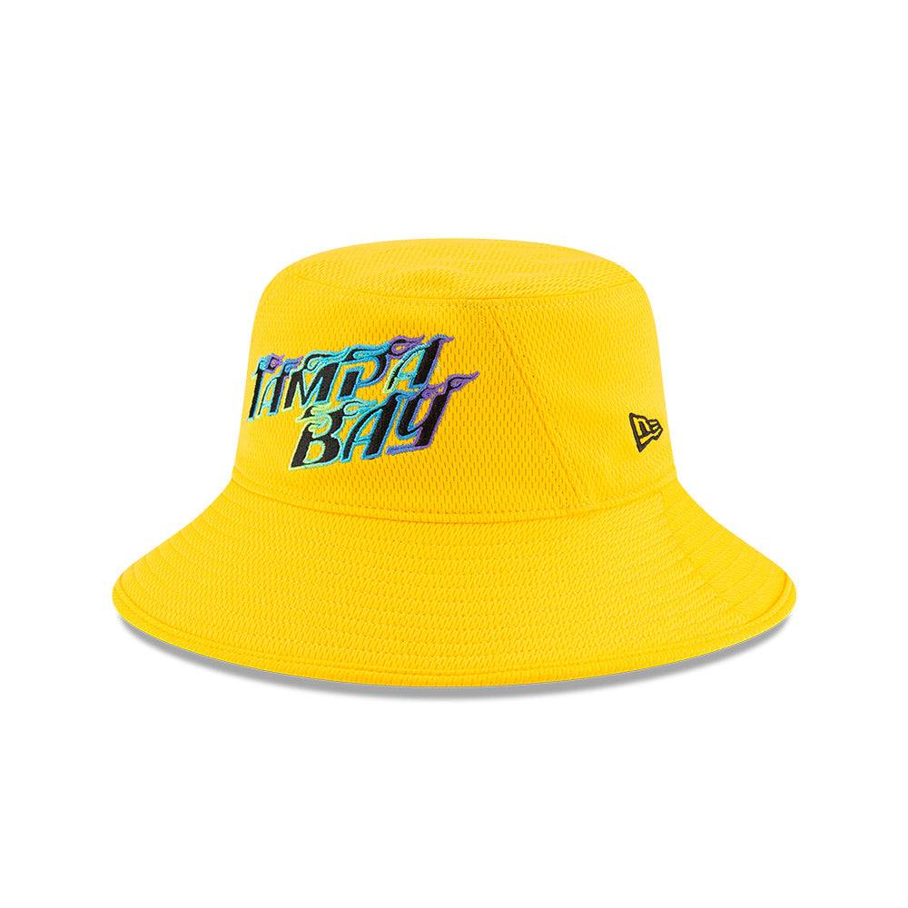Rays New Era Yellow City Connect Tampa Bay Bucket Hat - The Bay Republic | Team Store of the Tampa Bay Rays & Rowdies