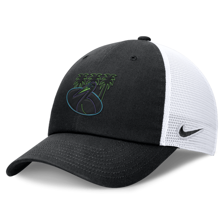 Rays Nike Black White City Connect Pelican Palms Club Cap Adjustable Hat - The Bay Republic | Team Store of the Tampa Bay Rays & Rowdies