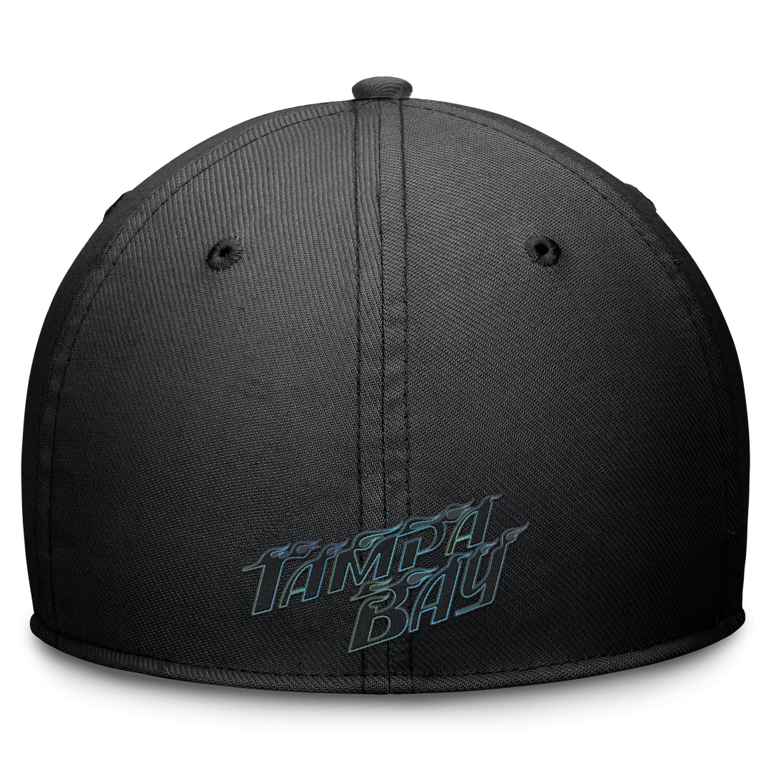 Rays Nike Grey City Connect Green Burst Rise Cap Flex Fit Hat - The Bay Republic | Team Store of the Tampa Bay Rays & Rowdies