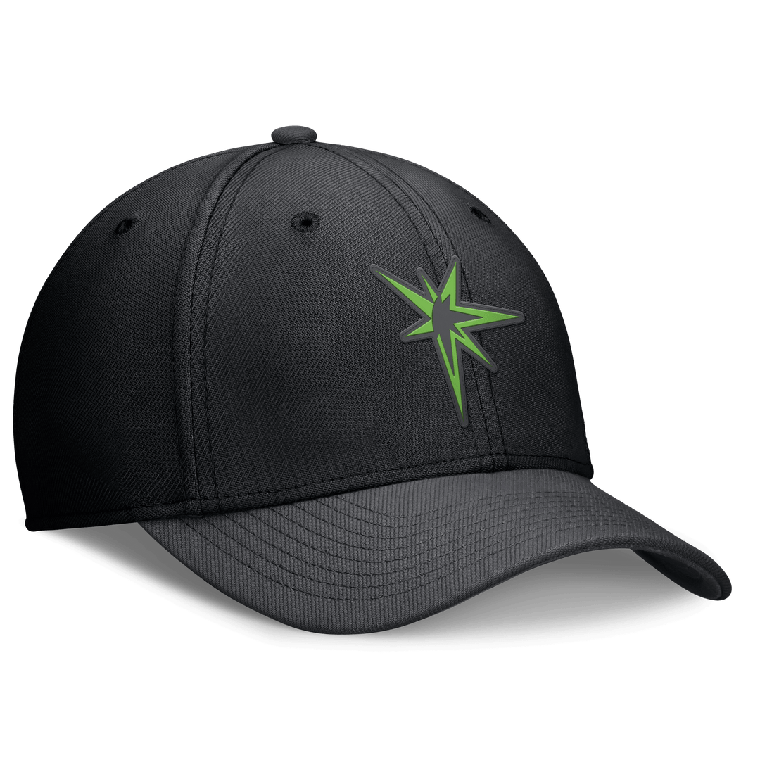 Rays Nike Grey City Connect Green Burst Rise Cap Flex Fit Hat - The Bay Republic | Team Store of the Tampa Bay Rays & Rowdies