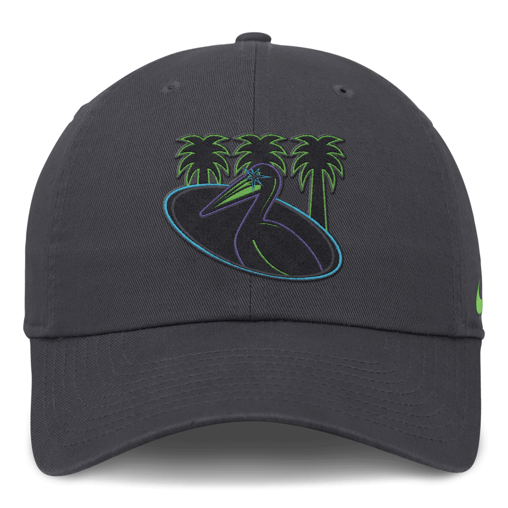 Rays Nike Grey City Connect Pelican Palms Club Cap Adjustable Hat - The Bay Republic | Team Store of the Tampa Bay Rays & Rowdies