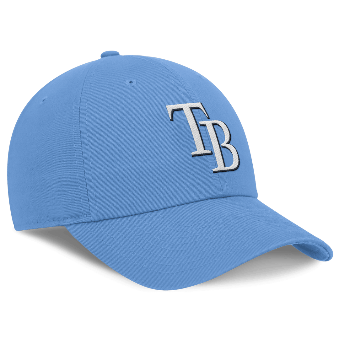 Rays Nike Light Blue TB Club Cap Adjustable Hat - The Bay Republic | Team Store of the Tampa Bay Rays & Rowdies