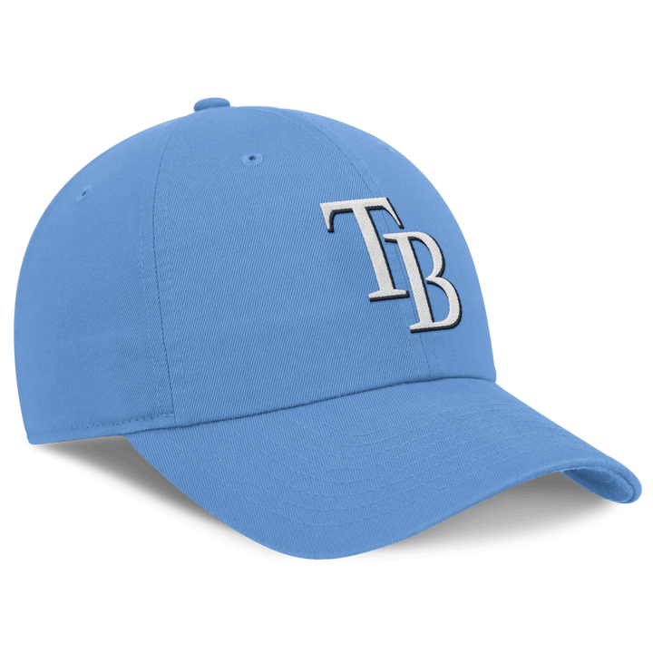 Rays Nike Light Blue TB Club Cap Adjustable Hat - The Bay Republic | Team Store of the Tampa Bay Rays & Rowdies