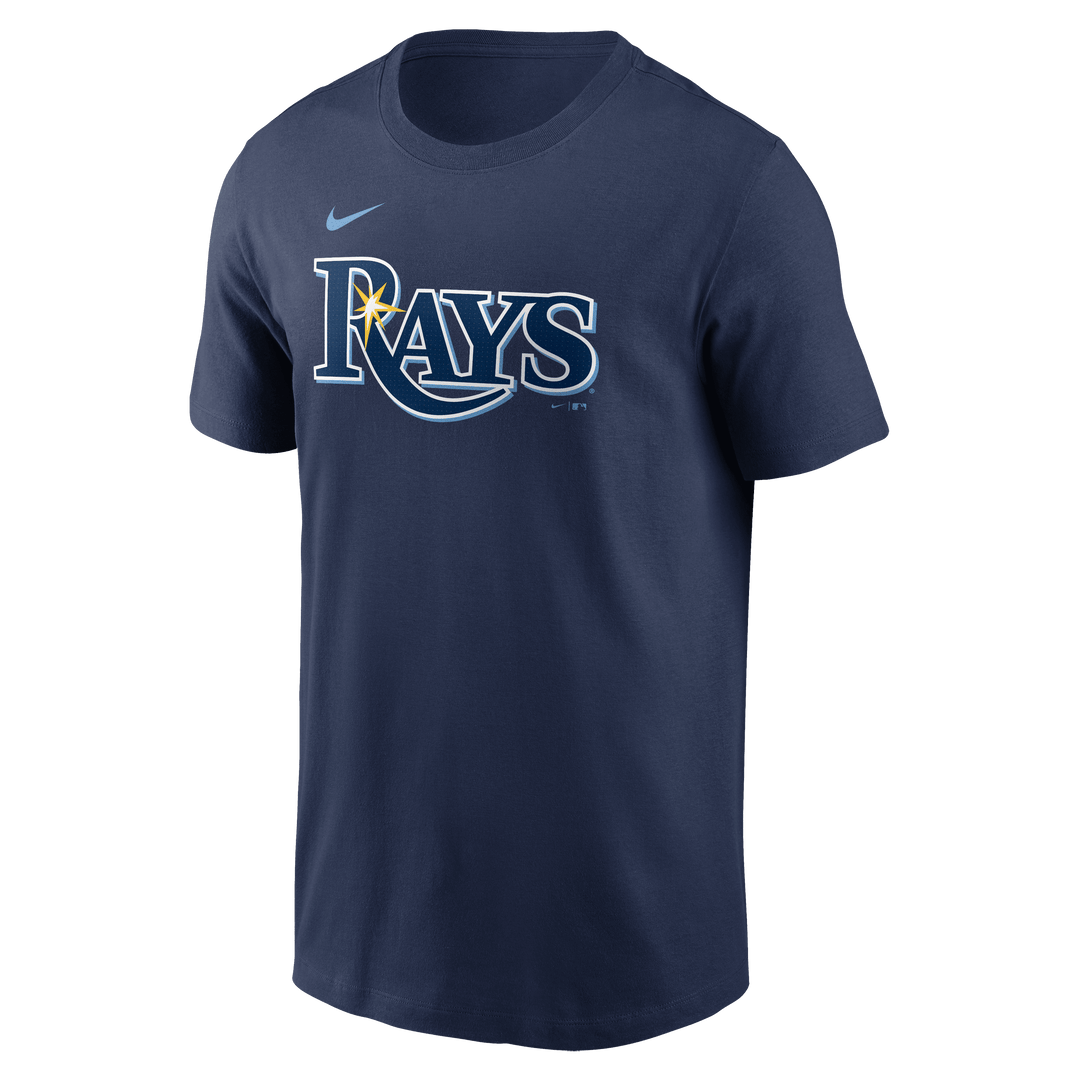 Rays Nike Navy 2024 Brandon Lowe Name and Number T-Shirt - The Bay Republic | Team Store of the Tampa Bay Rays & Rowdies