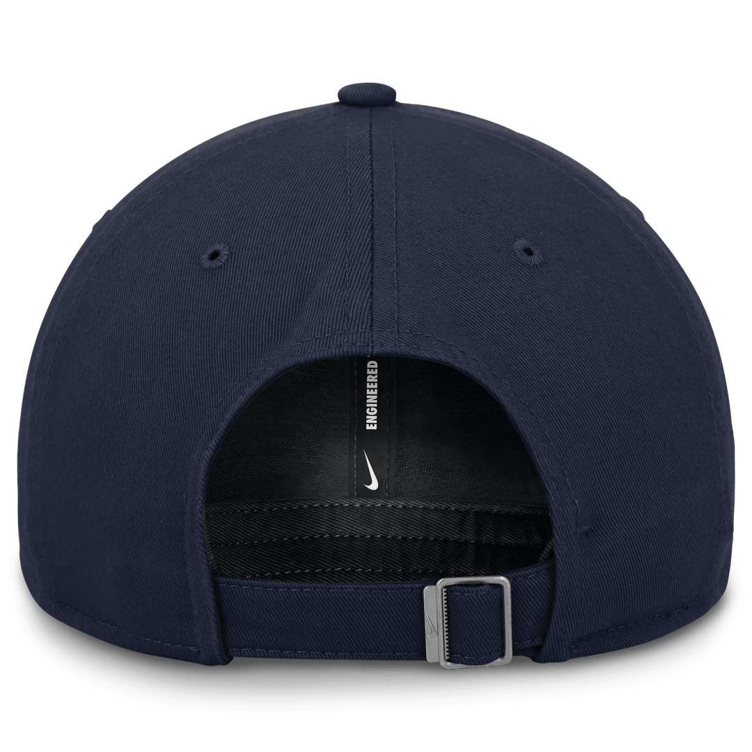 Rays Nike Navy Blue TB Club Cap Adjustable Hat - The Bay Republic | Team Store of the Tampa Bay Rays & Rowdies