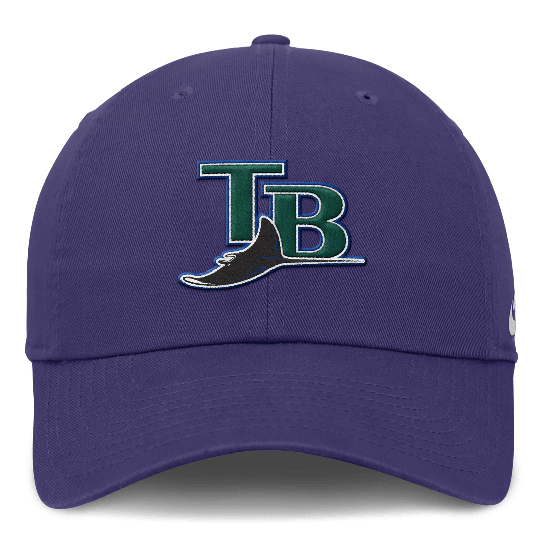 Rays Nike Purple Devil Rays Coop Club Cap Adjustable Hat - The Bay Republic | Team Store of the Tampa Bay Rays & Rowdies