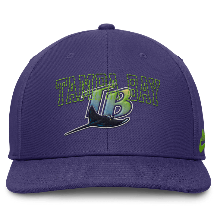 Rays Nike Purple Devil Rays Coop Stitched Pro Cap Snapback Hat - The Bay Republic | Team Store of the Tampa Bay Rays & Rowdies