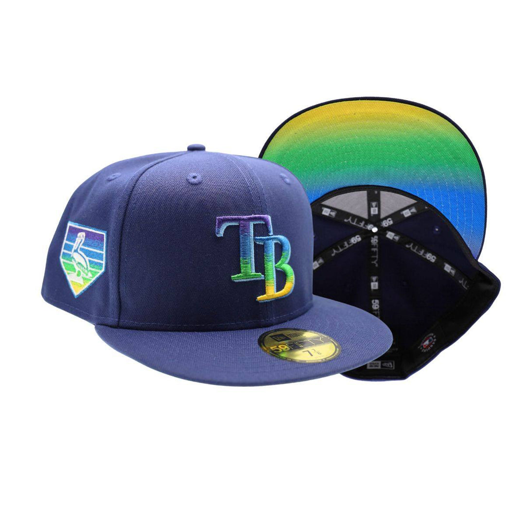 RAYS PELICAN SIDE PATCH TB GRADIENT 59FIFTY NEW ERA FITTED CAP - The Bay Republic | Team Store of the Tampa Bay Rays & Rowdies