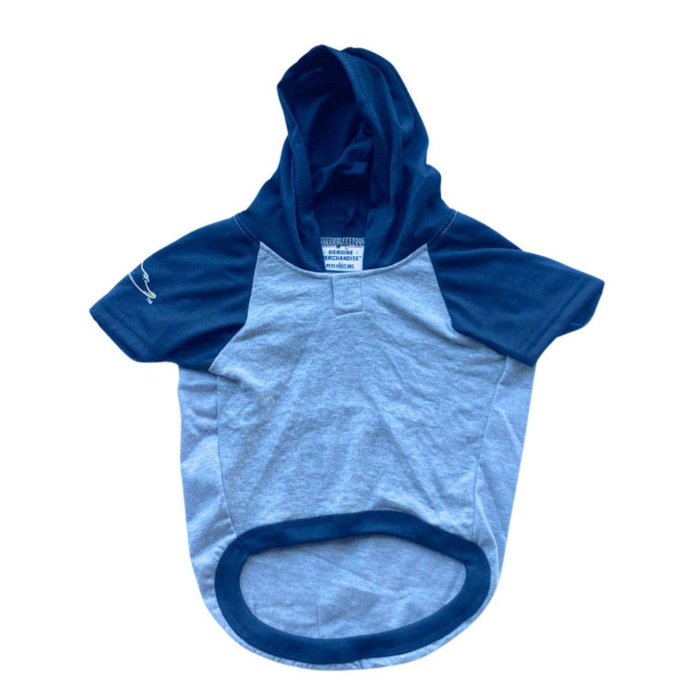 Rays Pets First Grey Navy Tampa Bay Rays Dog Hoodie - The Bay Republic | Team Store of the Tampa Bay Rays & Rowdies