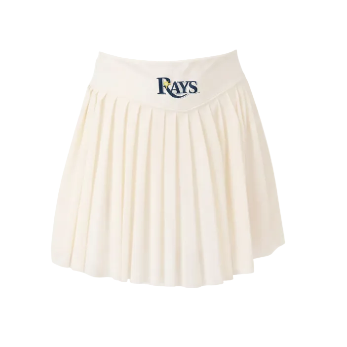 Rays Women's TEREZ Cream Wordmark Tennis Skirt