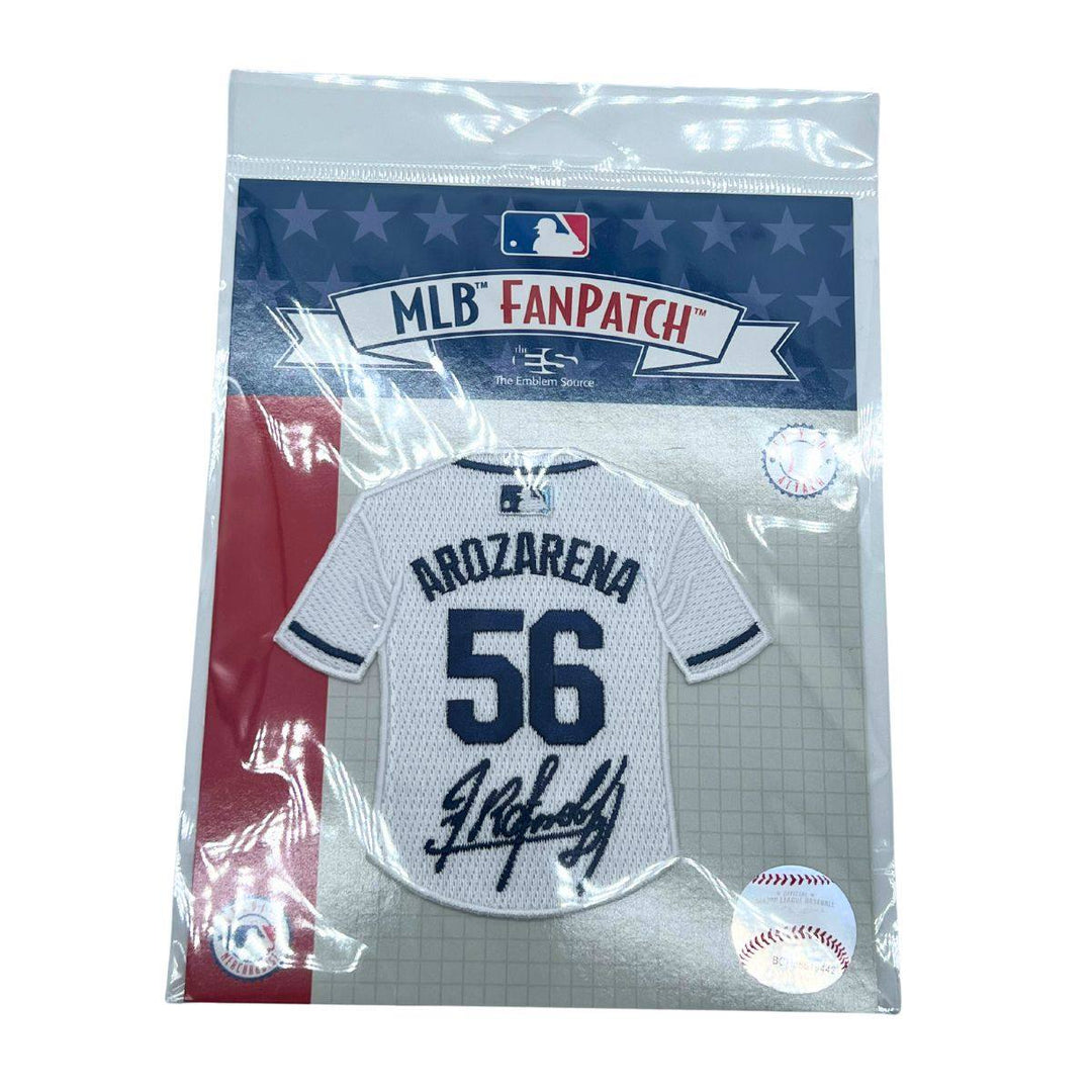 RAYS RANDY AROZARENA AUTOGRAPHED JERSEY PATCH - The Bay Republic | Team Store of the Tampa Bay Rays & Rowdies