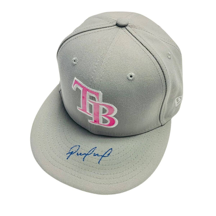RAYS RENE PINTO TEAM-ISSUED AUTHENTIC AUTOGRAPHED MOTHER'S DAY HAT - The Bay Republic | Team Store of the Tampa Bay Rays & Rowdies