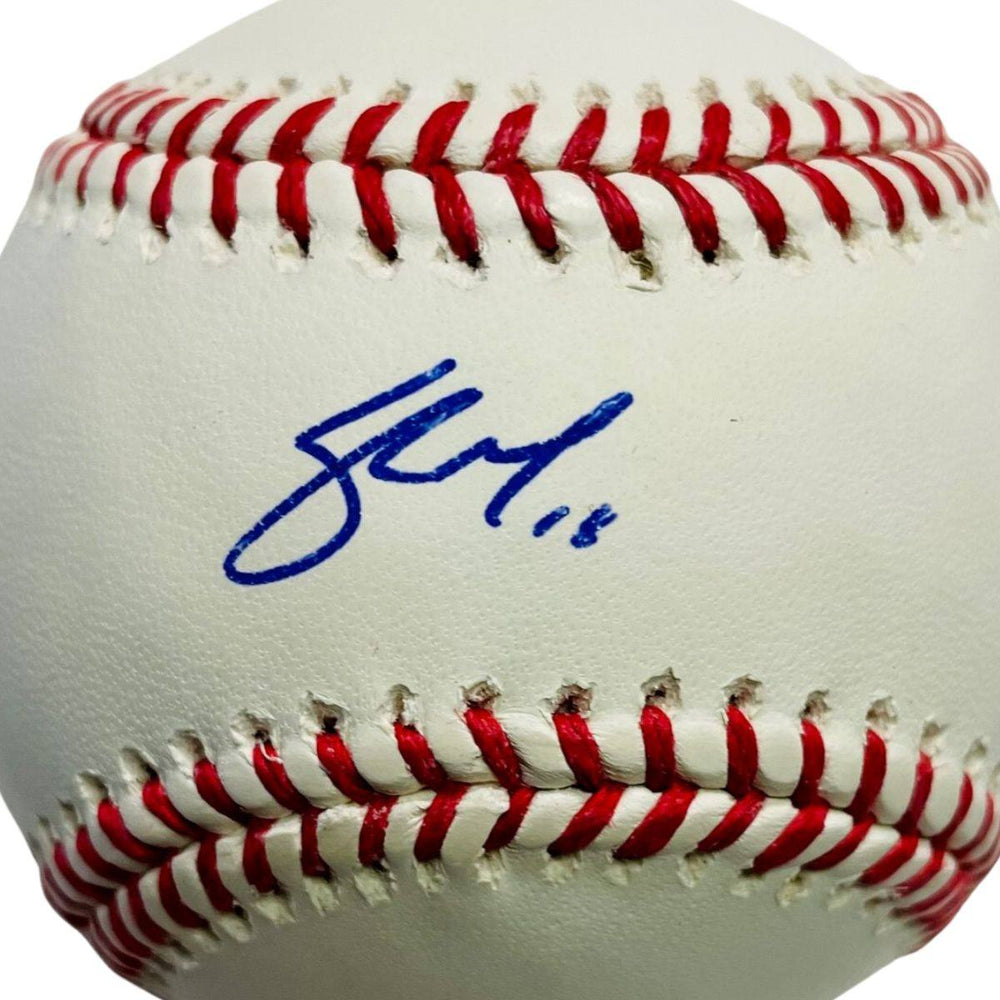 RAYS SHANE McCLANAHAN AUTOGRAPHED 25TH ANNIVERSARY OFFICIAL MLB BASEBALL - The Bay Republic | Team Store of the Tampa Bay Rays & Rowdies