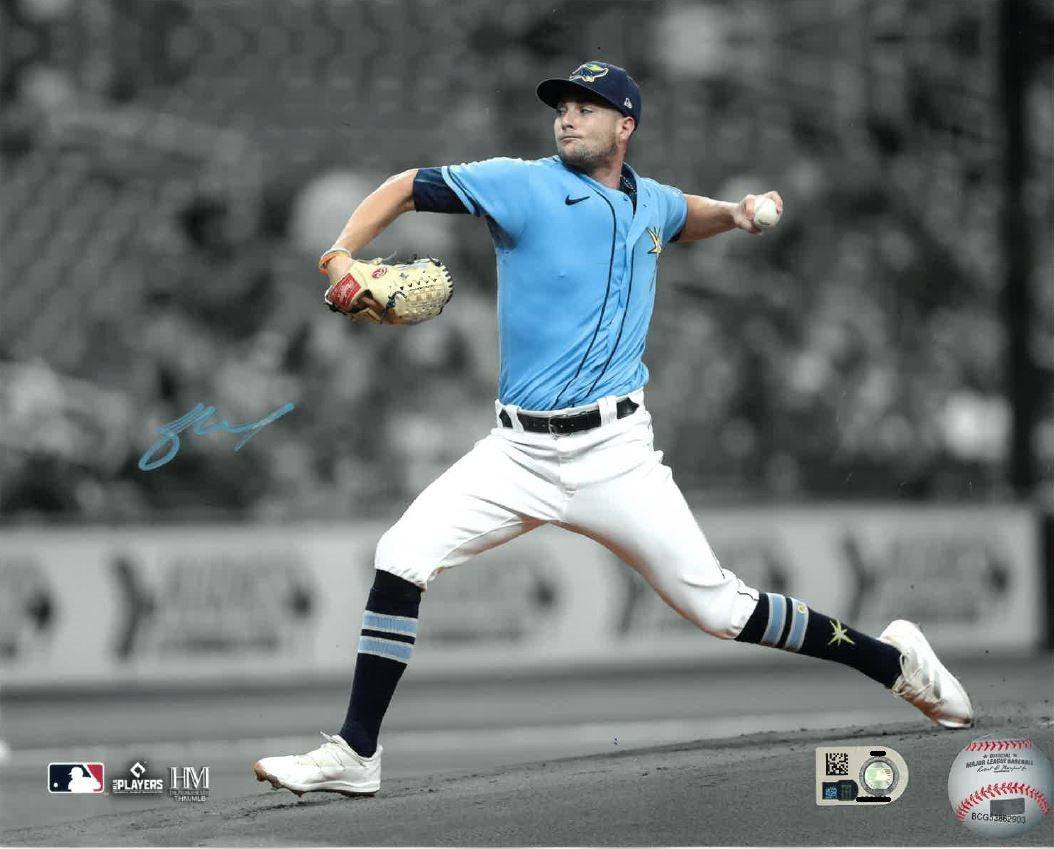 RAYS SHANE MCCLANAHAN AUTOGRAPHED COLOR POP PHOTO - The Bay Republic | Team Store of the Tampa Bay Rays & Rowdies