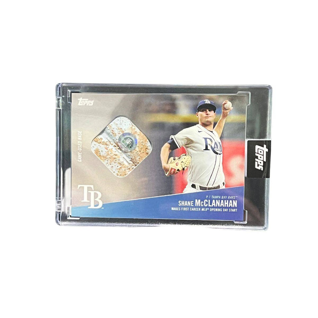 RAYS SHANE MCCLANAHAN TOPPS BASEBALL RELIC CARD - The Bay Republic | Team Store of the Tampa Bay Rays & Rowdies