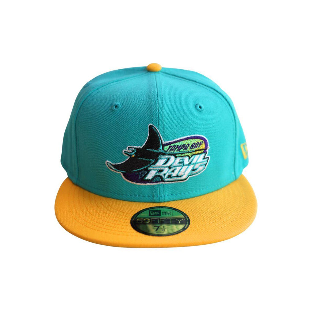 Rays New Era Chrome & Black Devil Rays Inaugural Season 59Fifty