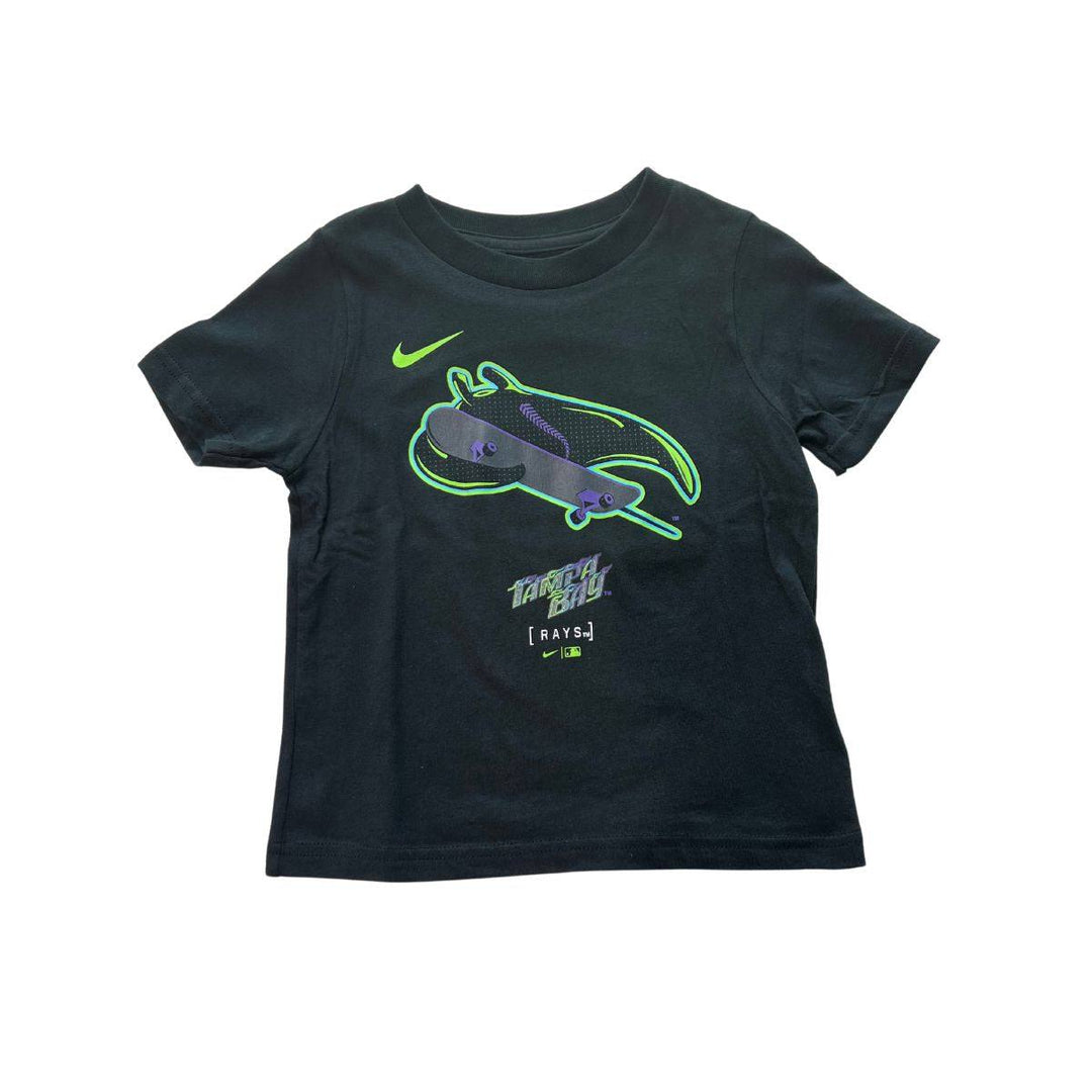 Rays Toddler Nike Black City Connect Skate Ray Wordmark T-Shirt - The Bay Republic | Team Store of the Tampa Bay Rays & Rowdies