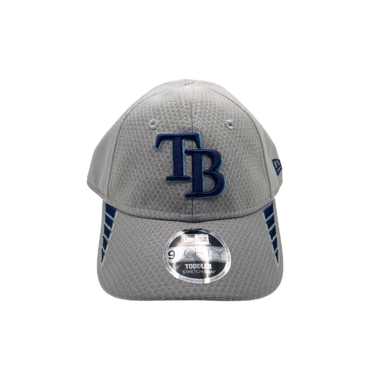 RAYS TODDLER RUSH GREY TB 9FORTY ADJUSTABLE HAT - The Bay Republic | Team Store of the Tampa Bay Rays & Rowdies