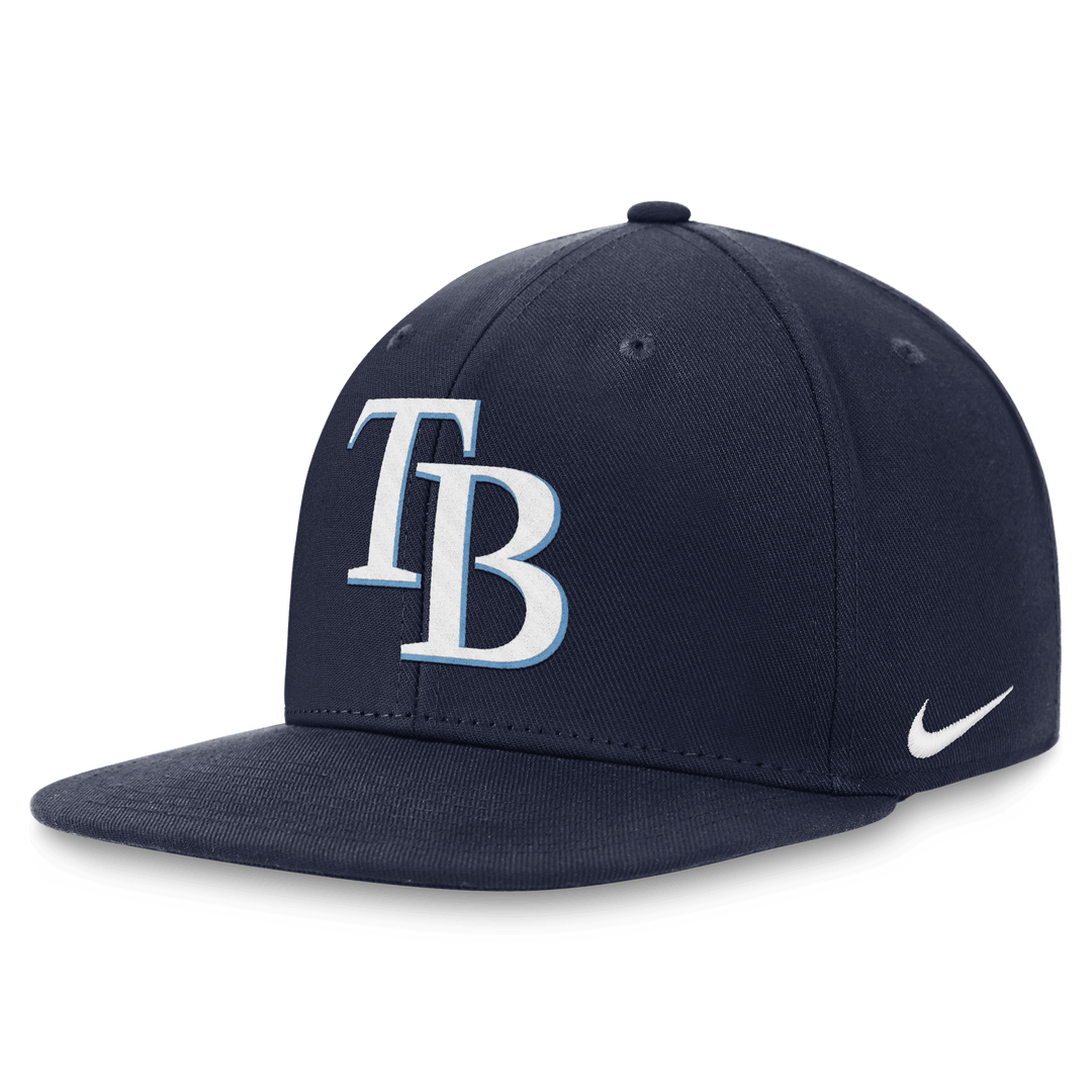 Rays Unisex Nike Pro Navy TB Snapback Hat