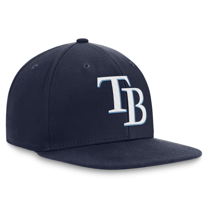 Rays Unisex Nike Pro Navy TB Snapback Hat - The Bay Republic | Team Store of the Tampa Bay Rays & Rowdies