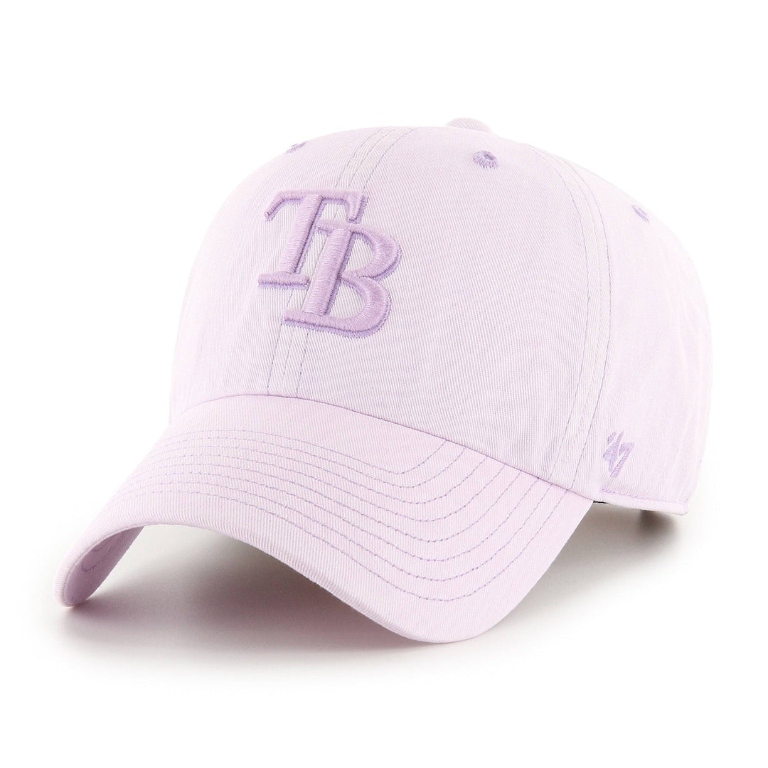 Rays Women's '47 Brand Light Purple TB Haze Clean Up Adjustable Hat - The Bay Republic | Team Store of the Tampa Bay Rays & Rowdies