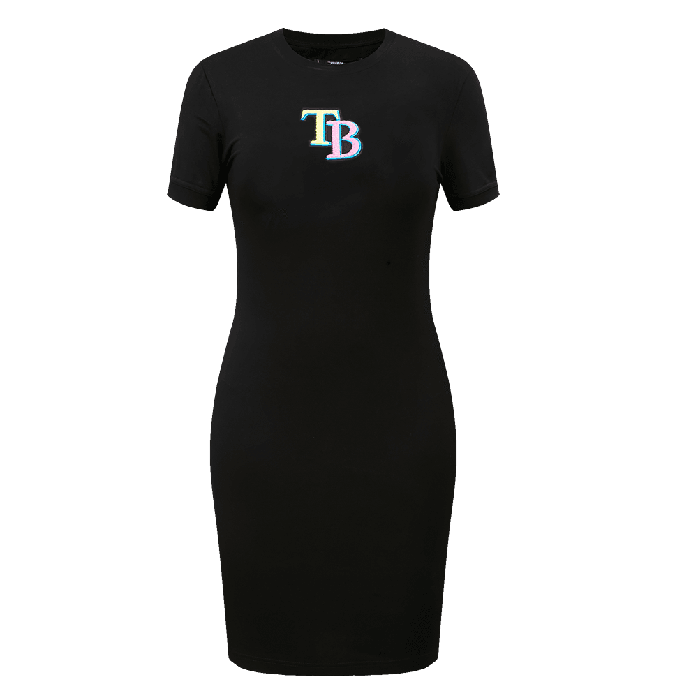RAYS WOMEN'S BLACK NEON PROMAX DRESS - The Bay Republic | Team Store of the Tampa Bay Rays & Rowdies