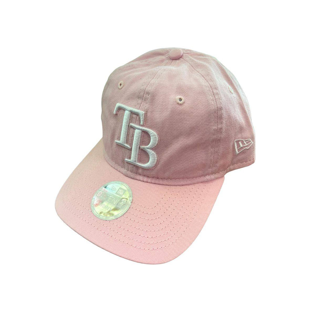RAYS WOMEN'S LIGHT PINK TB NEW ERA 9TWENTY ADJUSTABLE HAT - The Bay Republic | Team Store of the Tampa Bay Rays & Rowdies