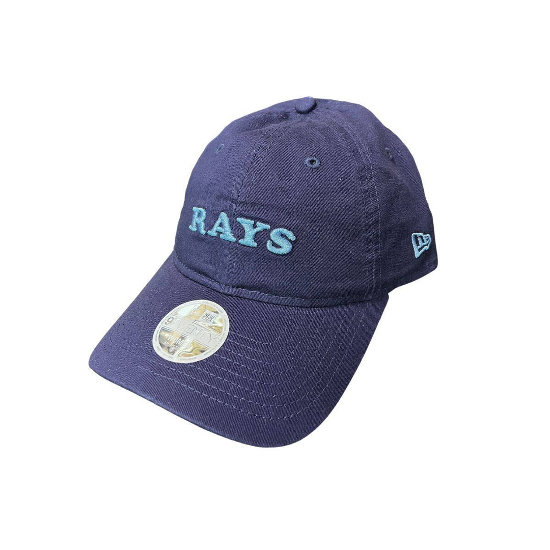 RAYS WOMEN'S NAVY SHOUT OUT NEW ERA 9TWENTY ADJUSTABLE HAT - The Bay Republic | Team Store of the Tampa Bay Rays & Rowdies