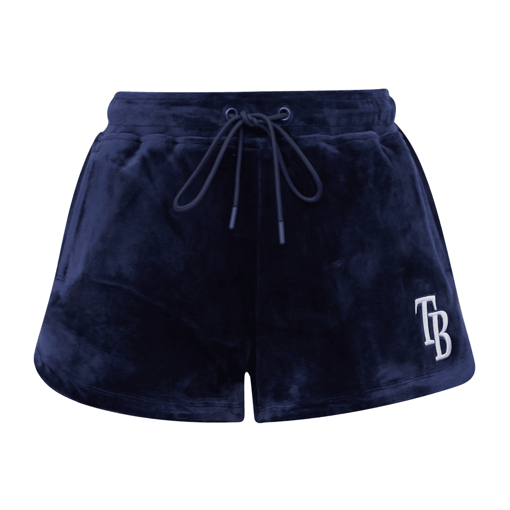 RAYS WOMEN'S NAVY TB RFC PROMAX VELOUR SHORTS - The Bay Republic | Team Store of the Tampa Bay Rays & Rowdies