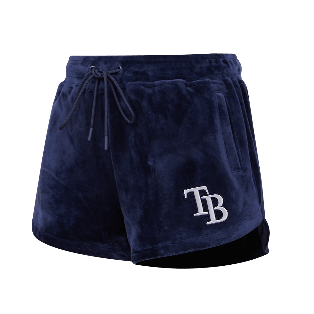 RAYS WOMEN'S NAVY TB RFC PROMAX VELOUR SHORTS - The Bay Republic | Team Store of the Tampa Bay Rays & Rowdies