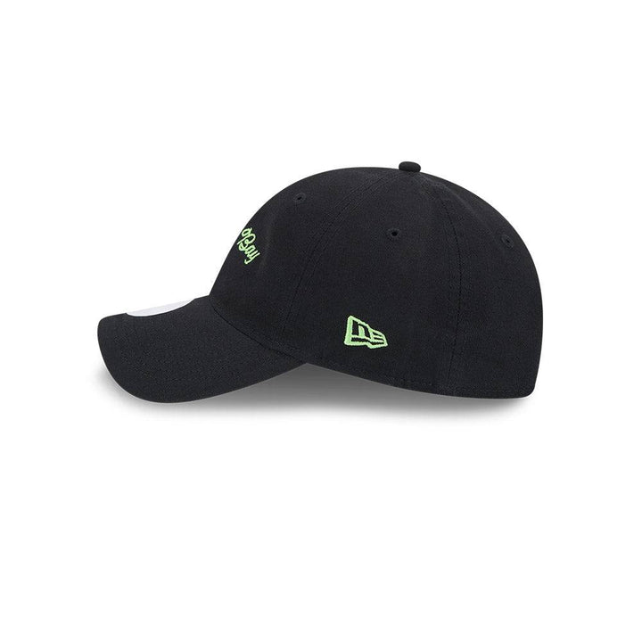 Rays Women's New Era Black Script City Connect 9Twenty Adjustable Hat - The Bay Republic | Team Store of the Tampa Bay Rays & Rowdies