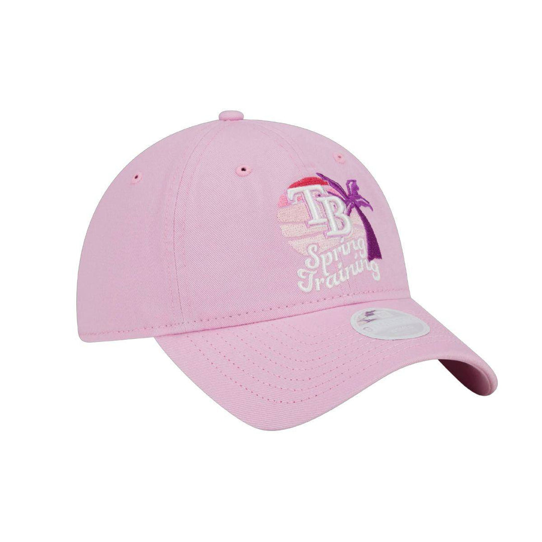 Rays Women's New Era Pink 2024 Spring Training Palm Tree 9Twenty Adjustable Hat - The Bay Republic | Team Store of the Tampa Bay Rays & Rowdies