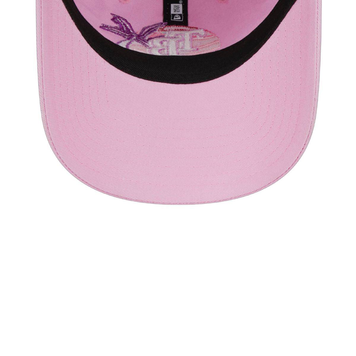 Rays Youth New Era Pink 2024 Spring Training Palm Tree 9Twenty