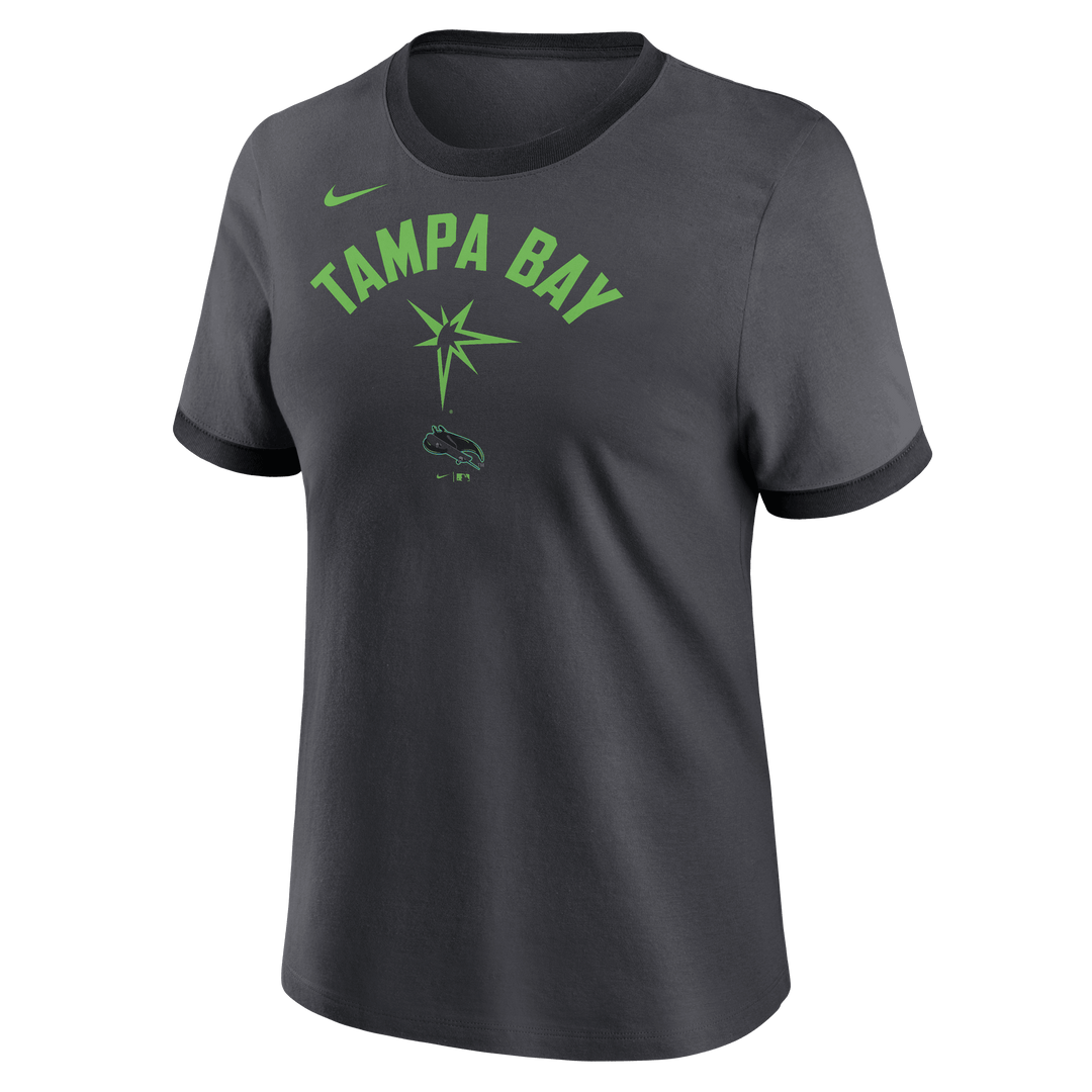 Rays Women s Nike Charcoal Grey Black City Connect Tampa Bay Neon Bu The Bay Republic