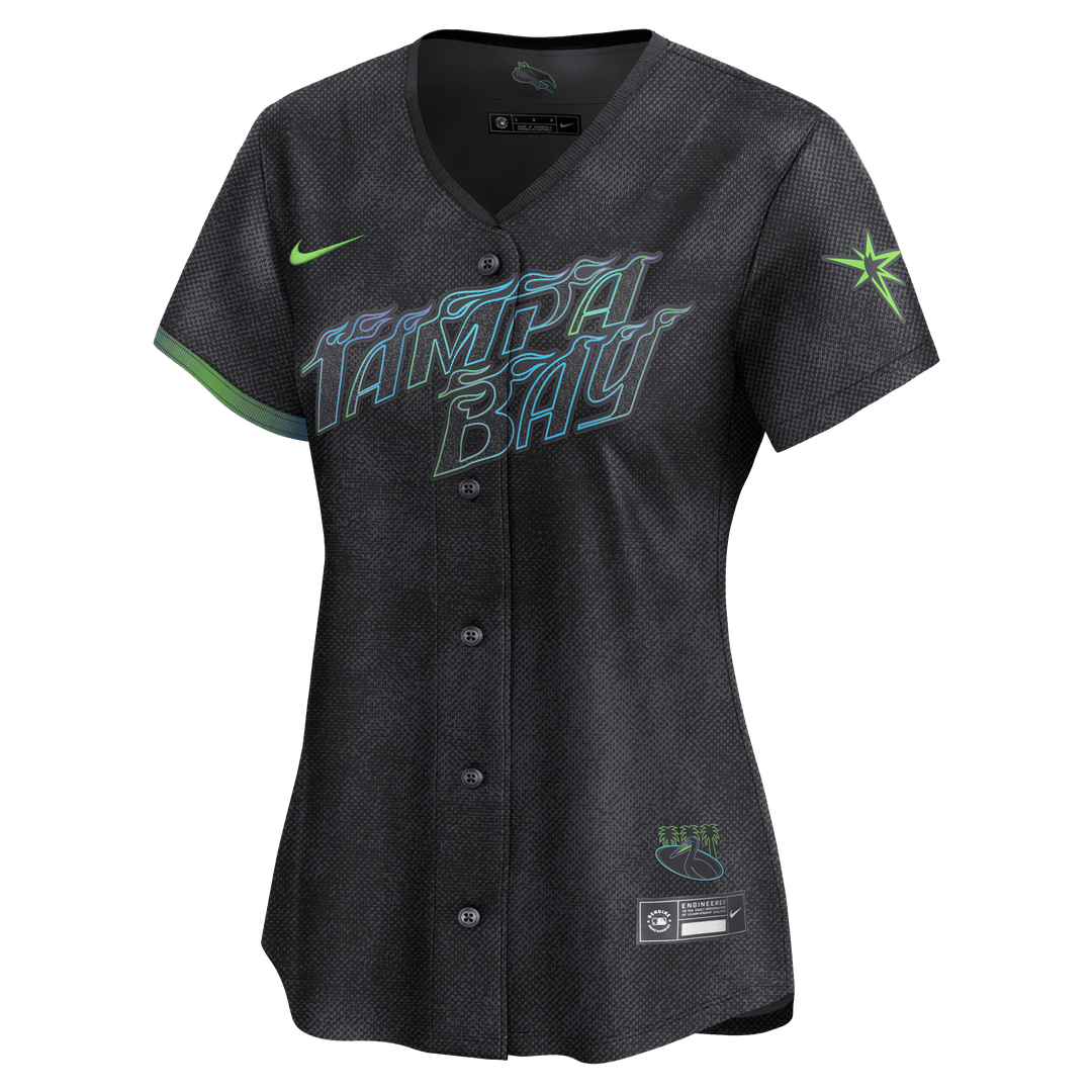 Rays Women's Nike Charcoal Grey City Connect Limited Replica Jersey - The Bay Republic | Team Store of the Tampa Bay Rays & Rowdies