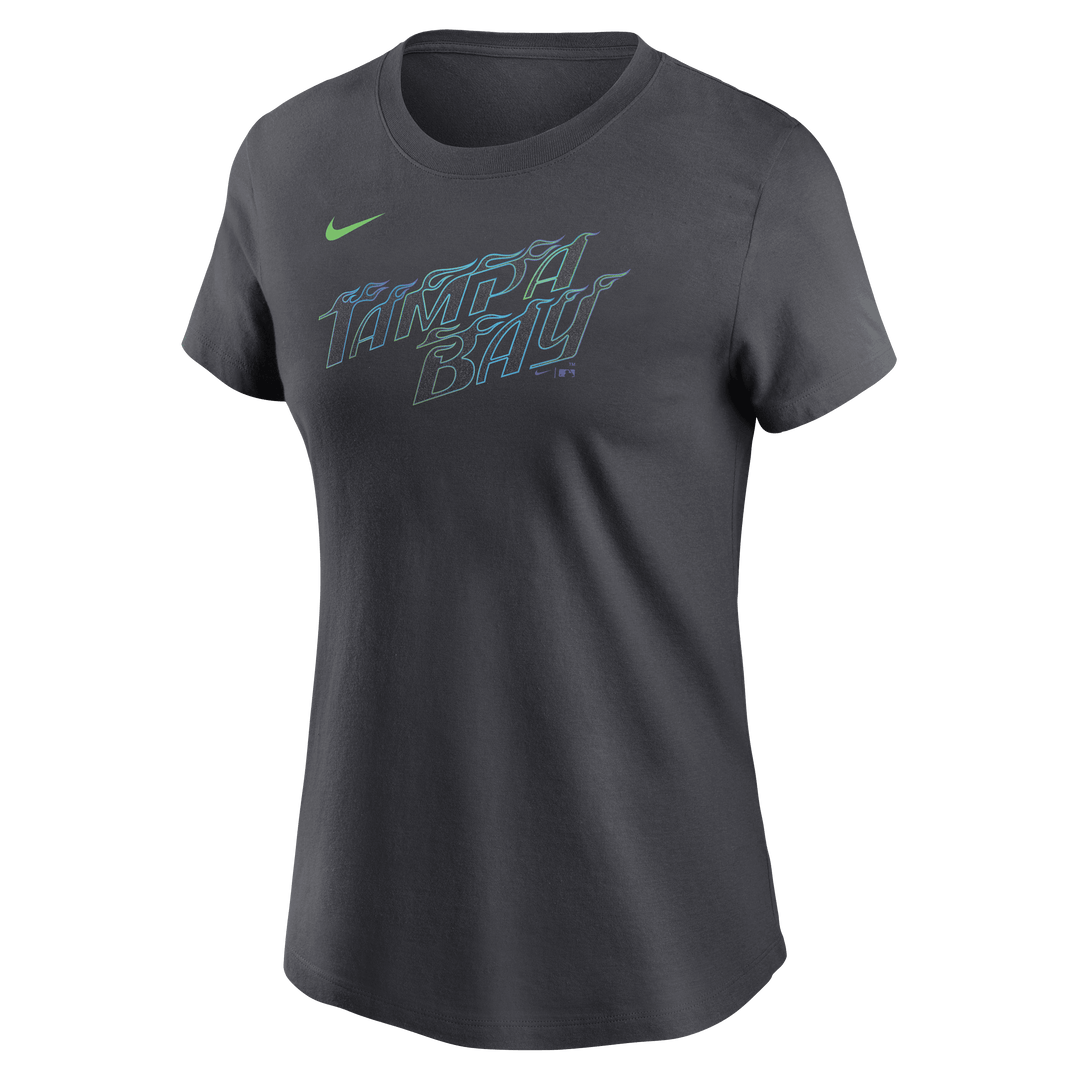 Rays Women's Nike Charcoal Grey City Connect Randy Arozarena Player T-Shirt - The Bay Republic | Team Store of the Tampa Bay Rays & Rowdies